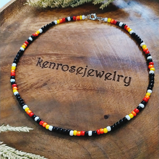 SOLACE Seed Bead Necklace for Men and Women Summer Beach Accessory Surfers Jewelry