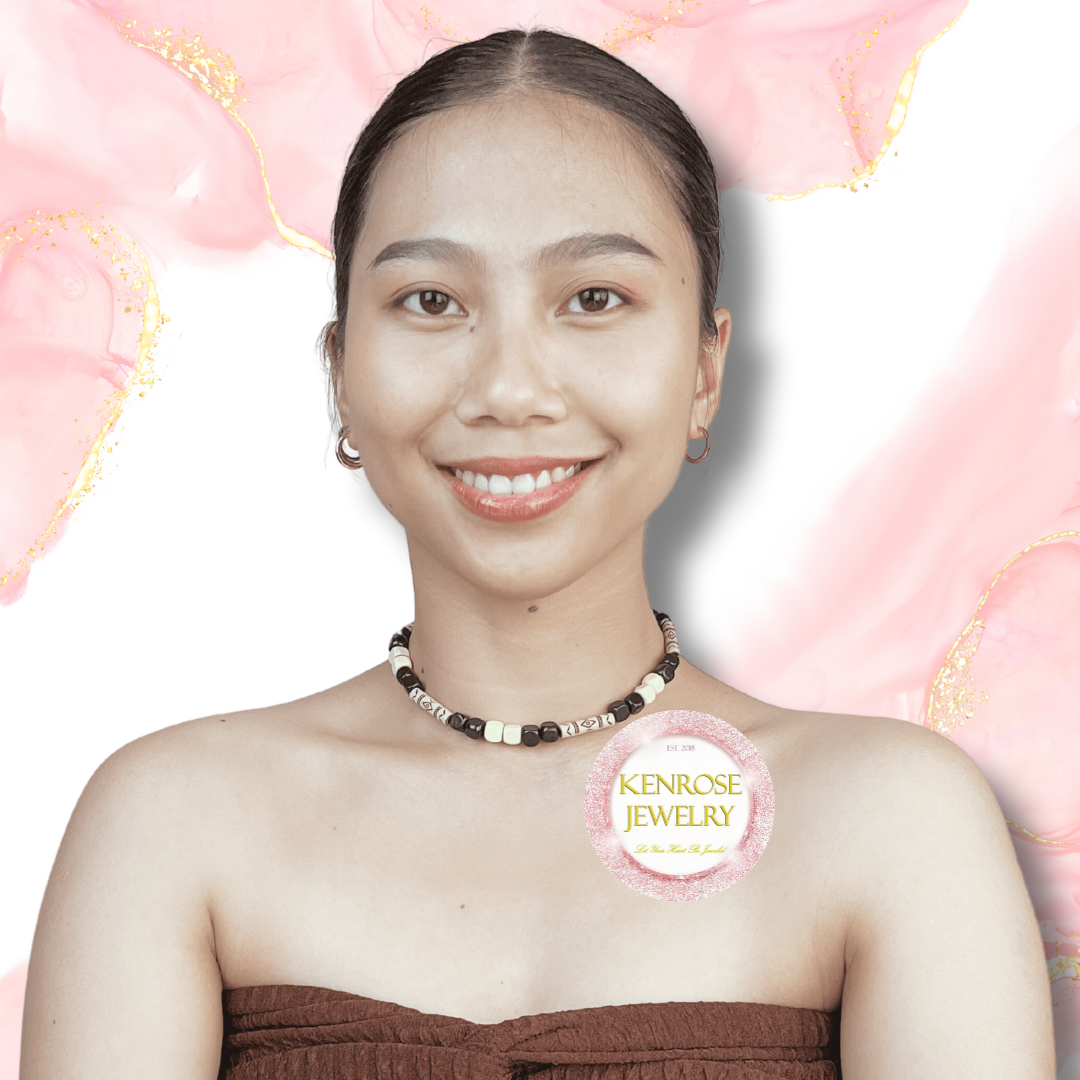 BRADLEY Wood Necklace - Surfer Summer Jewelry for Men & Women