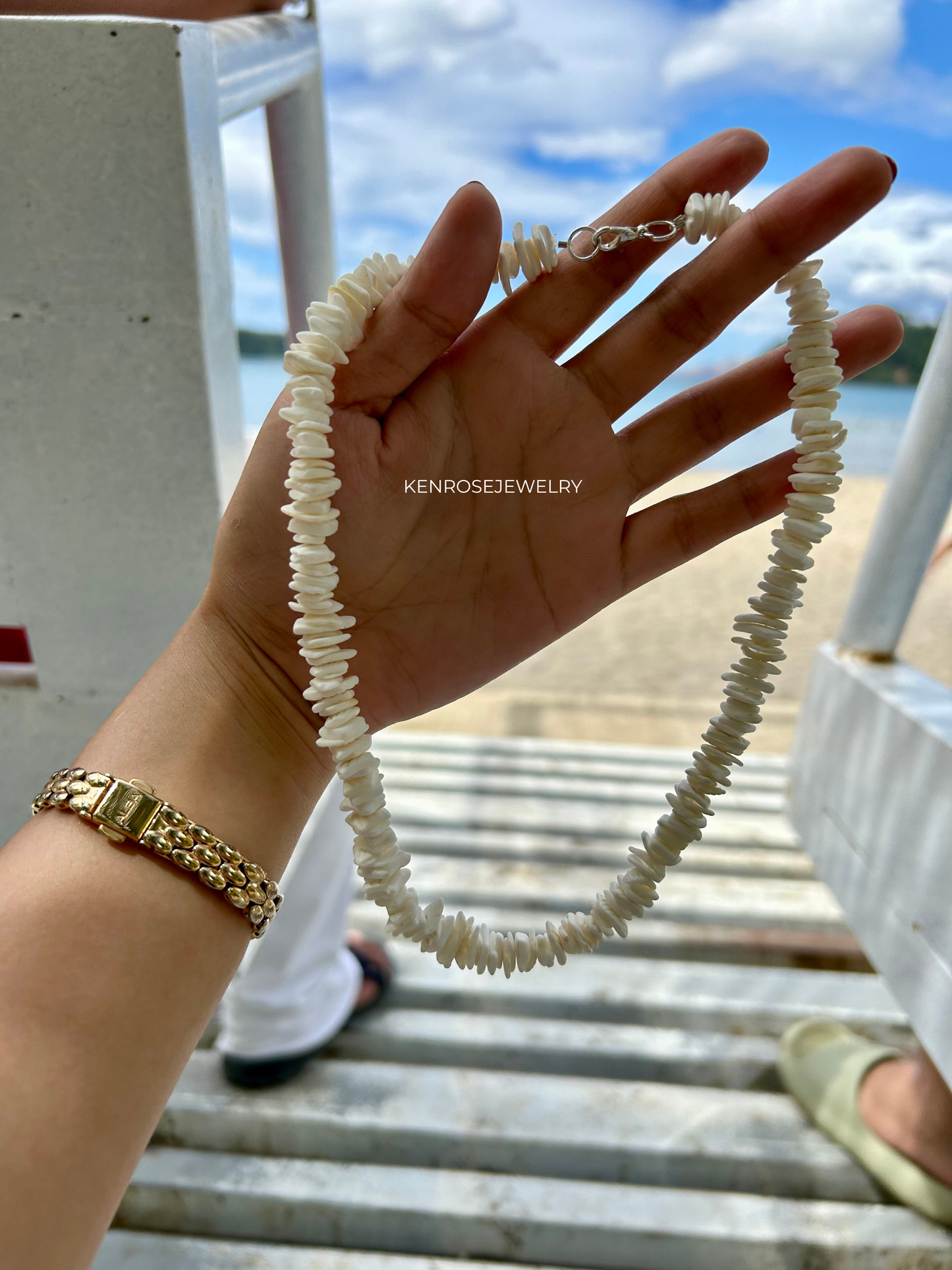 Puka Shell Hawaiian Beach Necklace and Summer Jewelry