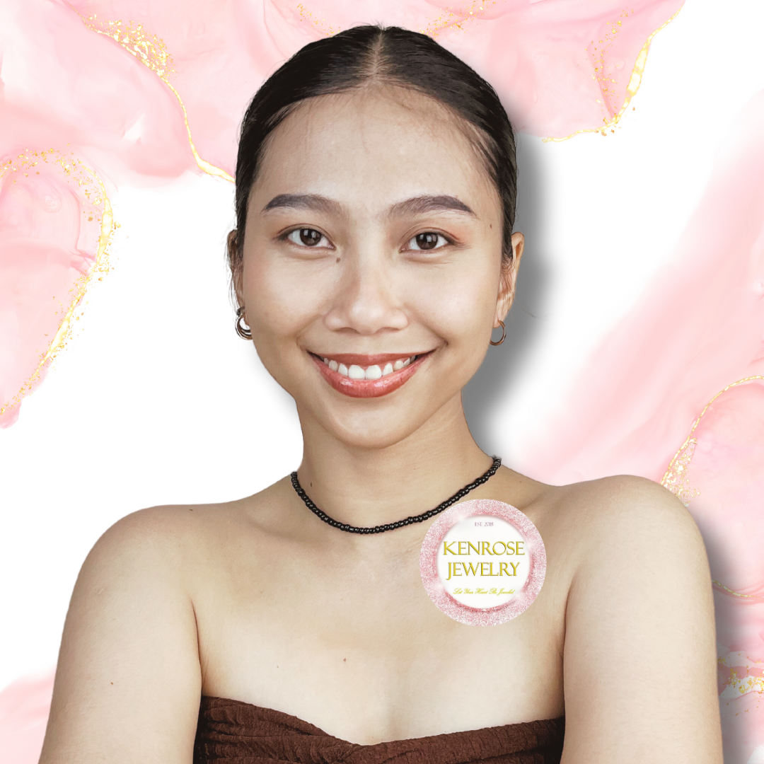 PLAIN BLACK BOHO Seed Bead Necklace for Men and Women aesthetic Summer Beach Accessory Surfers Jewelry