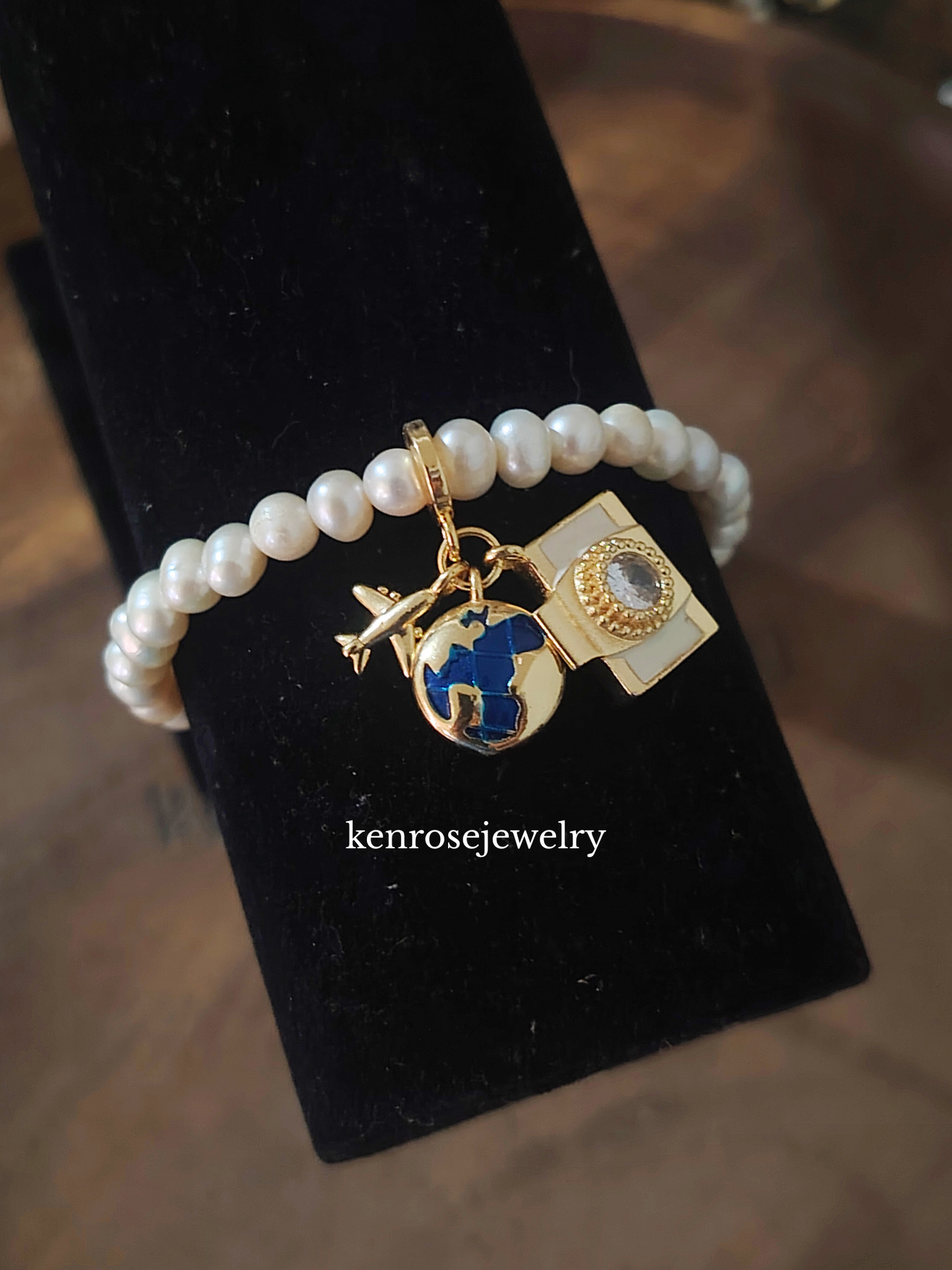 First Class Pearl Fresh water Pearl Bracelet Jewelry Summer and Travel Accessory for Women by KenRoseJewelry