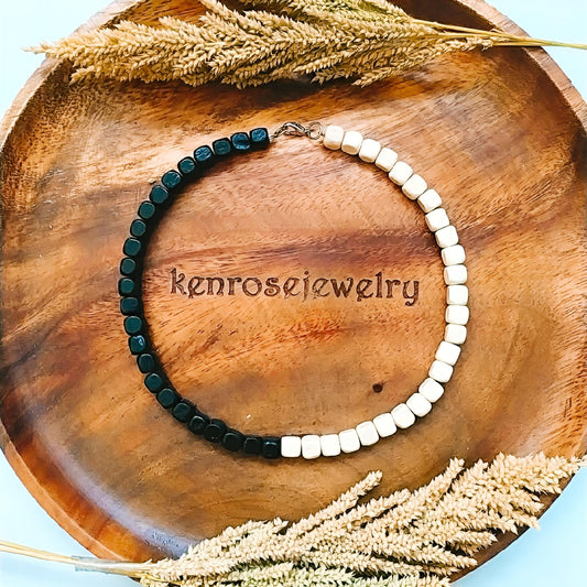 ADLAI Wood Necklace - Surfer Summer Jewelry for Men & Women